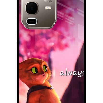 Always Cat Infinix Note 50s 5G Plus Metal Case Back Cover by Casekaro