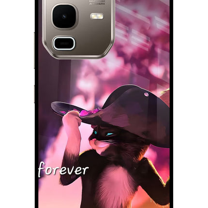 Forever Cat Infinix Note 50s 5G Plus Metal Case Back Cover by Casekaro