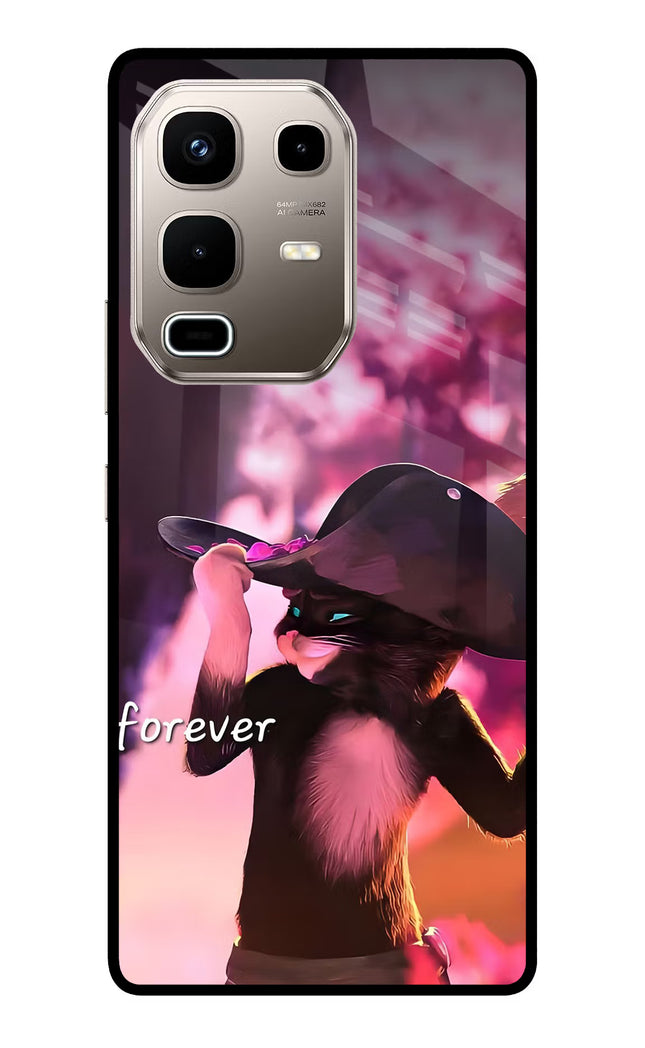 Forever Cat Infinix Note 50s 5G Plus Metal Case Back Cover by Casekaro