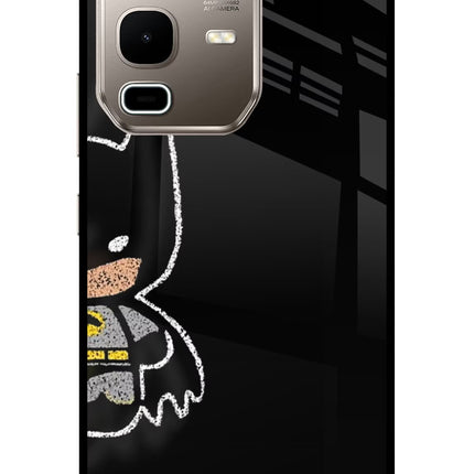 Bat Kitty Infinix Note 50s 5G Plus Metal Case Back Cover by Casekaro