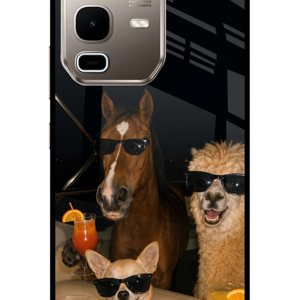 Party Squad Infinix Note 50s 5G Plus Metal Case Back Cover by Casekaro