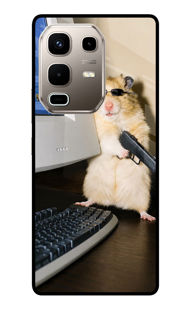 Hacker Hamster Infinix Note 50s 5G Plus Metal Case Back Cover by Casekaro