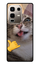 Silly Cat Call Infinix Note 50s 5G Plus Metal Case Back Cover by Casekaro