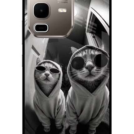Hood Cats Infinix Note 50s 5G Plus Metal Case Back Cover by Casekaro