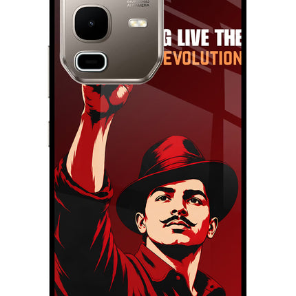 Bhagat Singh Revolution Infinix Note 50s 5G Plus Metal Case Back Cover by Casekaro