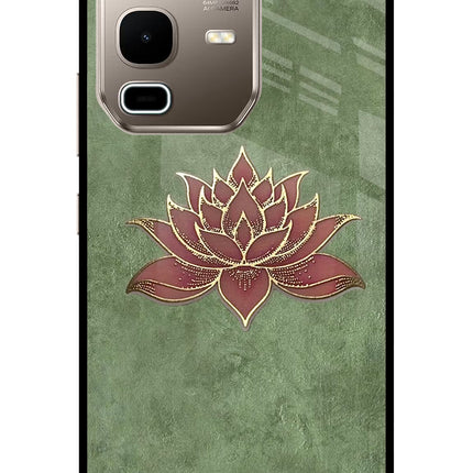 Lotus Grace Infinix Note 50s 5G Plus Metal Case Back Cover by Casekaro
