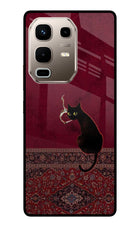 Midnight Cat Infinix Note 50s 5G Plus Metal Case Back Cover by Casekaro