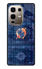 Koi Blue Infinix Note 50s 5G Plus Metal Case Back Cover by Casekaro