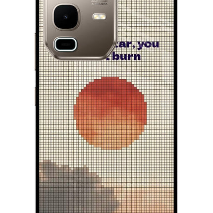 Pixel Sun Infinix Note 50s 5G Plus Metal Case Back Cover by Casekaro