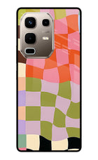 Wavy Grid Infinix Note 50s 5G Plus Metal Case Back Cover by Casekaro