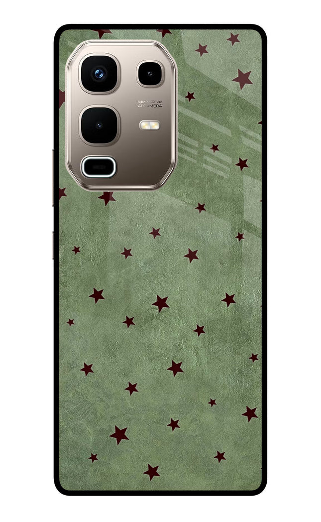 Green Stars Infinix Note 50s 5G Plus Metal Case Back Cover by Casekaro