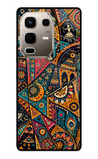 Folk Print Infinix Note 50s 5G Plus Metal Case Back Cover by Casekaro