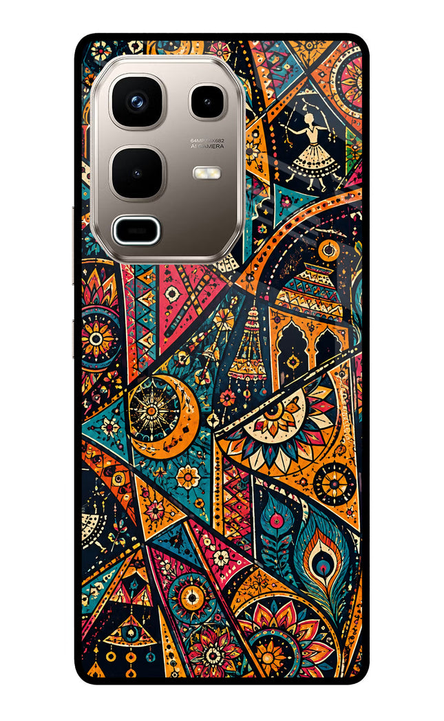 Folk Print Infinix Note 50s 5G Plus Metal Case Back Cover by Casekaro