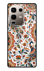White Mayura Infinix Note 50s 5G Plus Metal Case Back Cover by Casekaro
