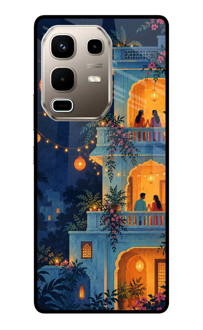 Balcony Glow Infinix Note 50s 5G Plus Metal Case Back Cover by Casekaro