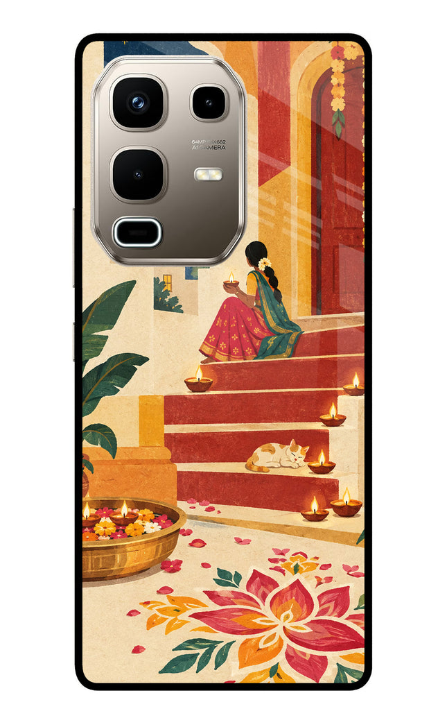 Diwali Rangoli Infinix Note 50s 5G Plus Metal Case Back Cover by Casekaro