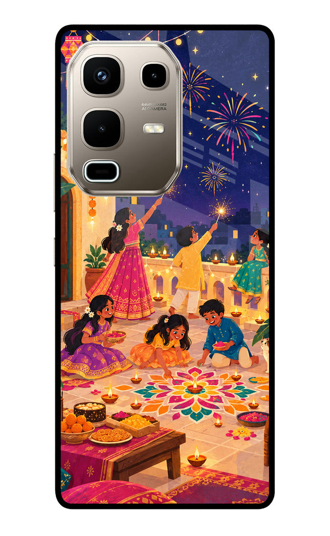 Diwali Night Infinix Note 50s 5G Plus Metal Case Back Cover by Casekaro