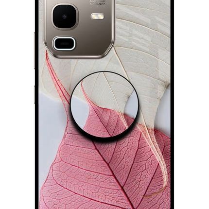 White Pink Leaf Infinix Note 50s 5G Plus Pop Case by Casekaro