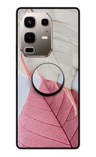 White Pink Leaf Infinix Note 50s 5G Plus Pop Case by Casekaro