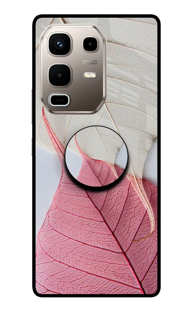 White Pink Leaf Infinix Note 50s 5G Plus Pop Case by Casekaro