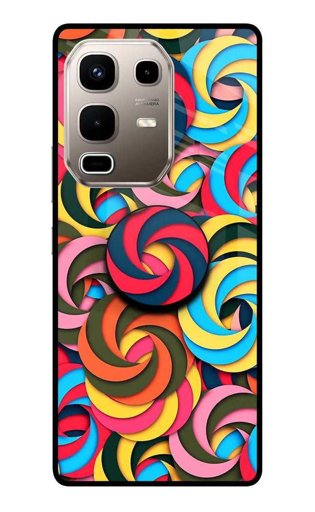 Spiral Pattern Infinix Note 50s 5G Plus Pop Case by Casekaro