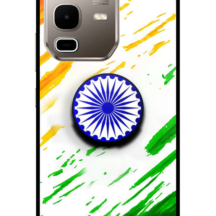 Indian Flag Ashoka Chakra Infinix Note 50s 5G Plus Pop Case by Casekaro