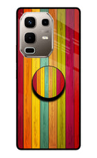 Multicolor Wooden Infinix Note 50s 5G Plus Pop Case by Casekaro