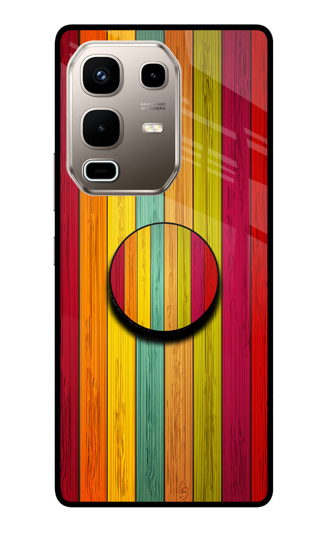 Multicolor Wooden Infinix Note 50s 5G Plus Pop Case by Casekaro