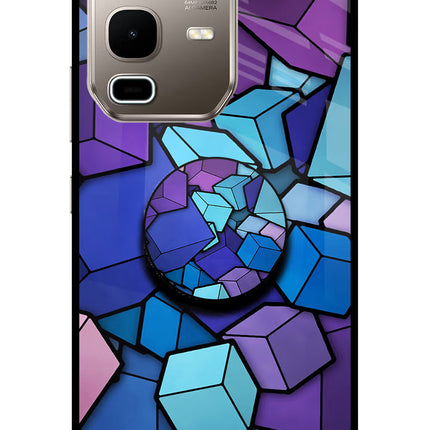 Cubic Abstract Infinix Note 50s 5G Plus Pop Case by Casekaro