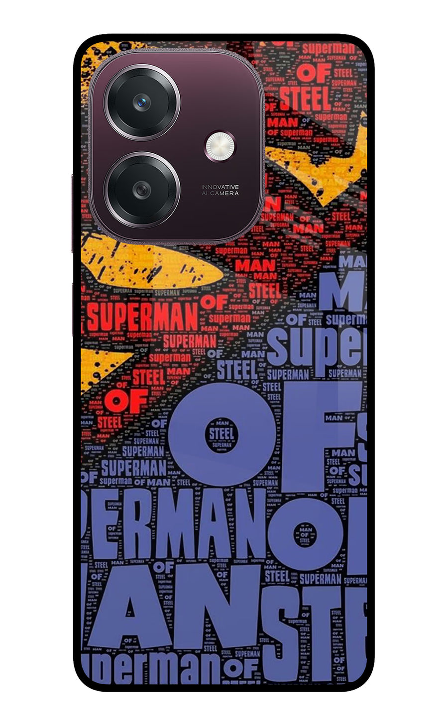 Superman Oppo A3 5G Back Cover, Metal case