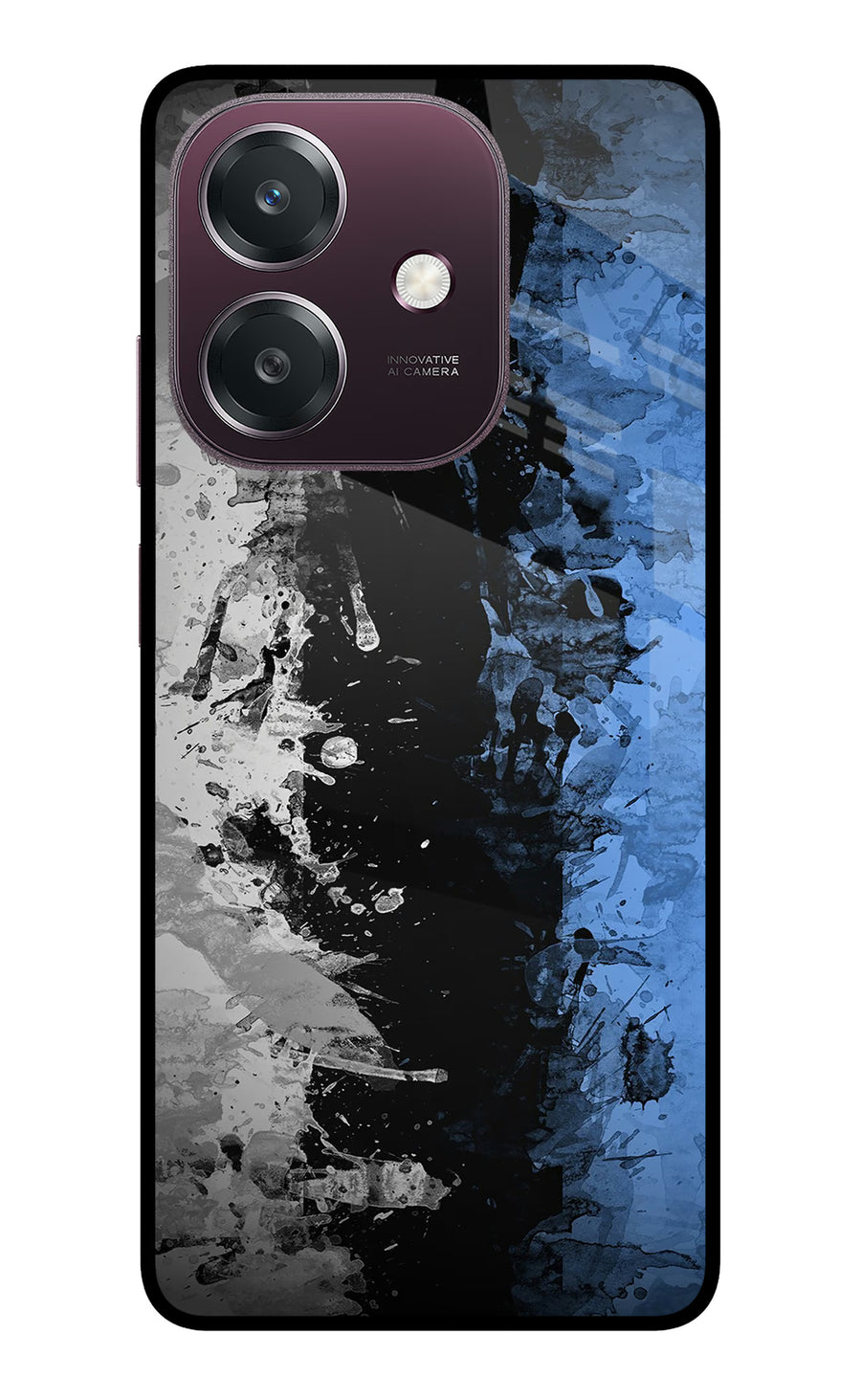Artistic Design Oppo A3 5G Back Cover, Metal case
