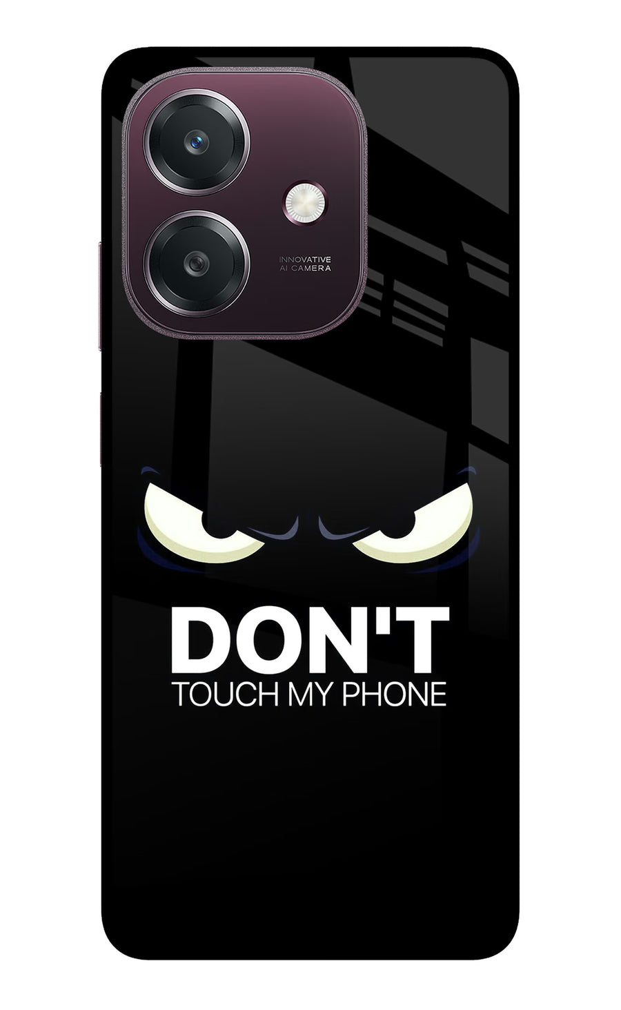 Don'T Touch My Phone Oppo A3 5G Back Cover, Metal case