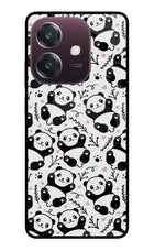 Cute Panda Oppo A3 5G Metal Case Back Cover by Casekaro