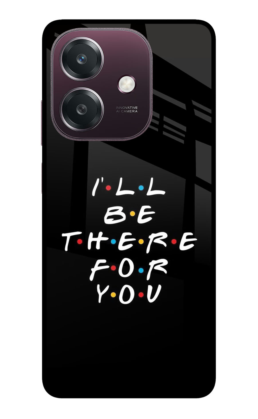 I'll Be There For You Oppo A3 5G Back Cover, Metal case