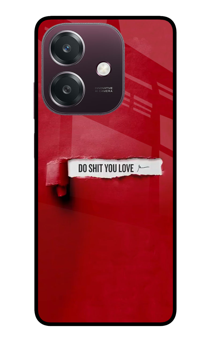 Do Shit You Love Oppo A3 5G Back Cover, Metal case