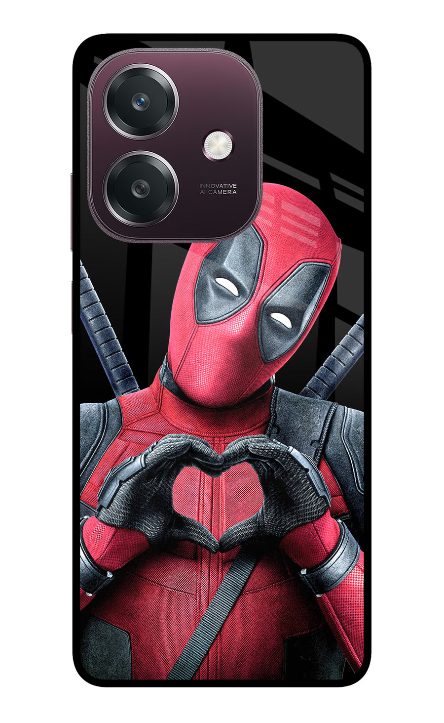 Deadpool Oppo A3 5G Back Cover, Metal case