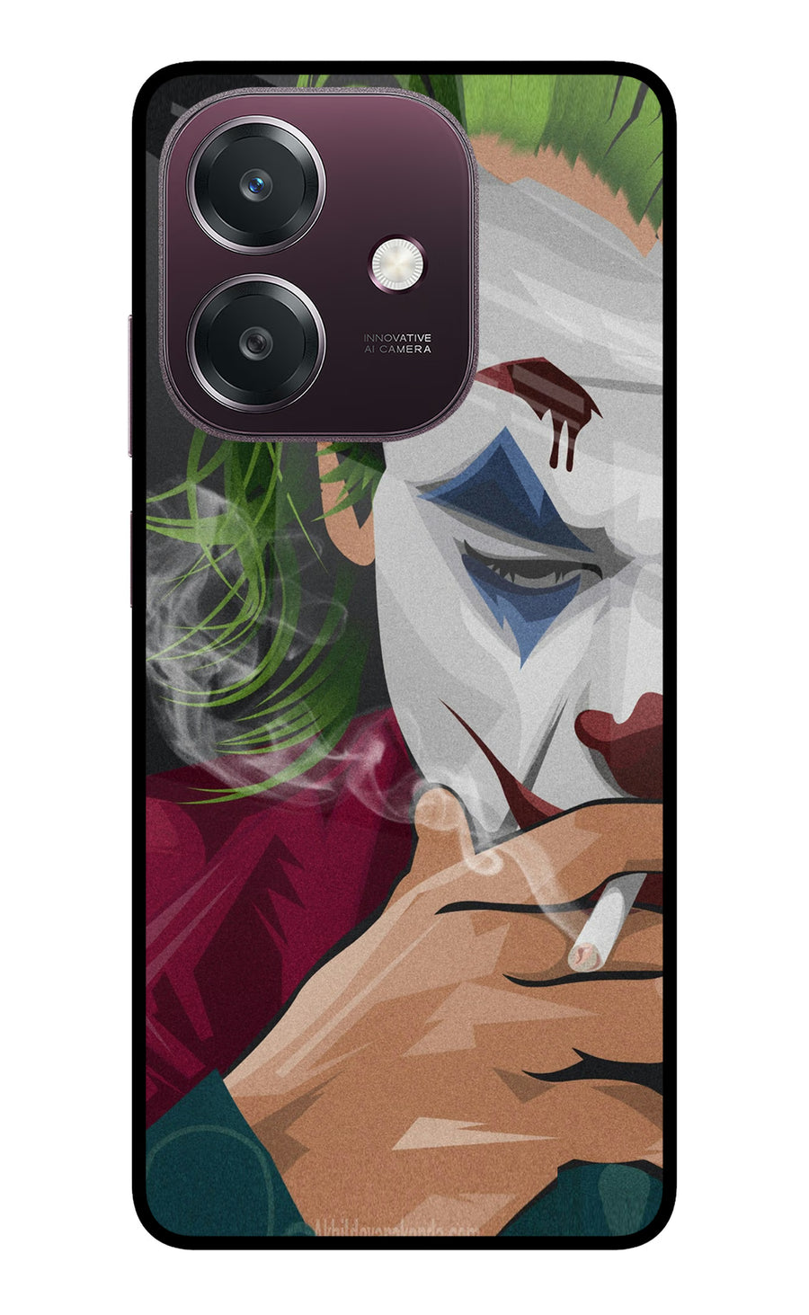 Joker Smoking Oppo A3 5G Back Cover, Metal case