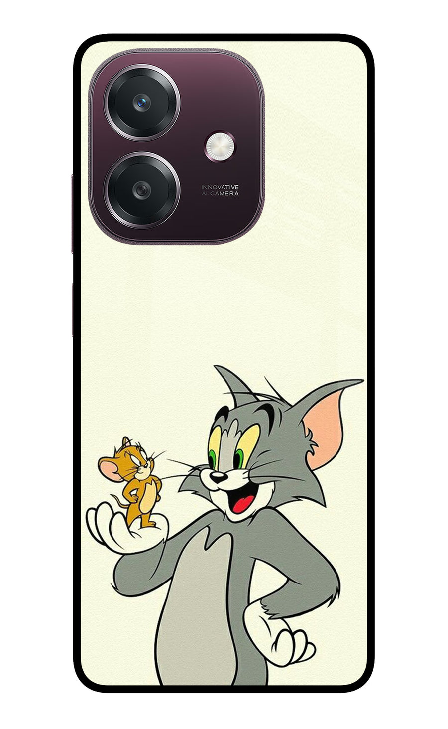 Tom & Jerry Oppo A3 5G Back Cover, Metal case
