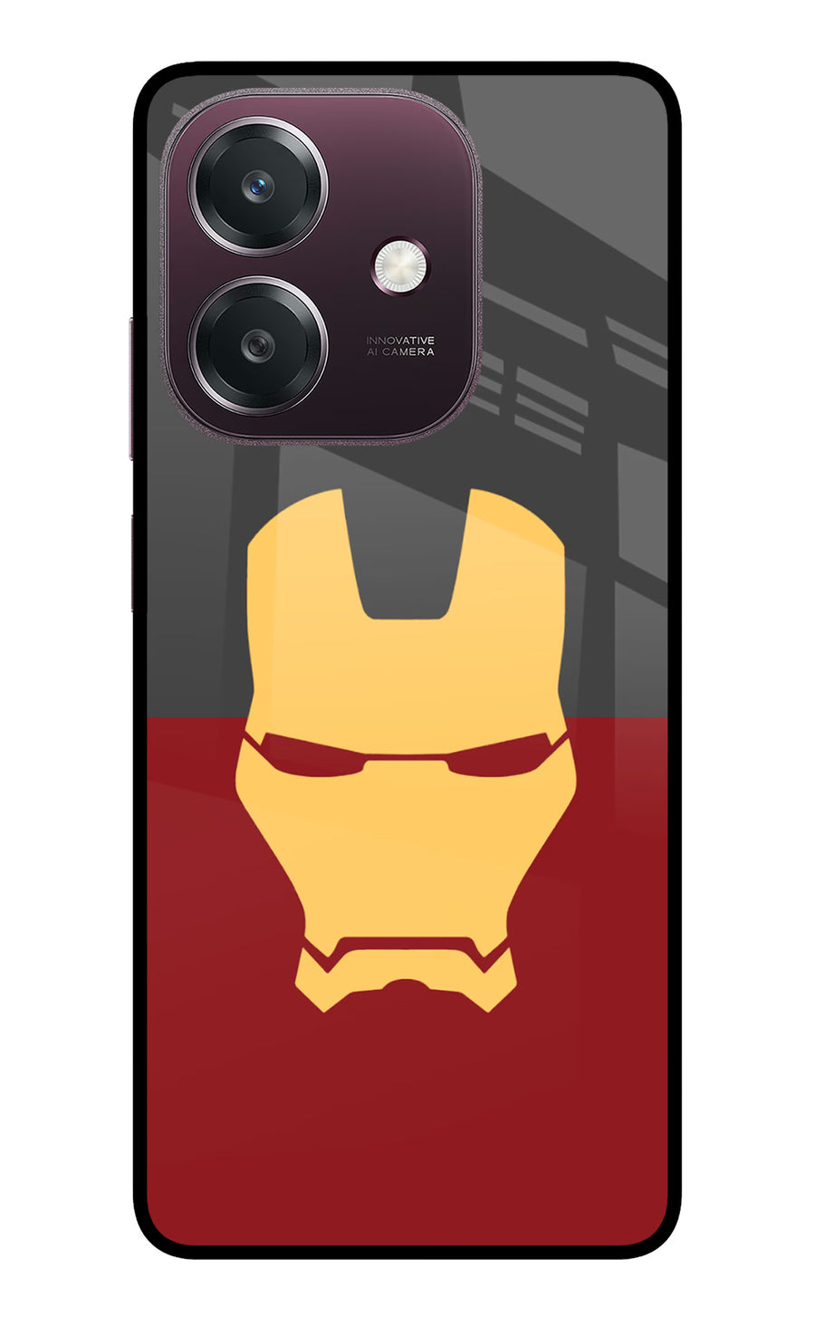 Ironman Oppo A3 5G Back Cover, Metal case