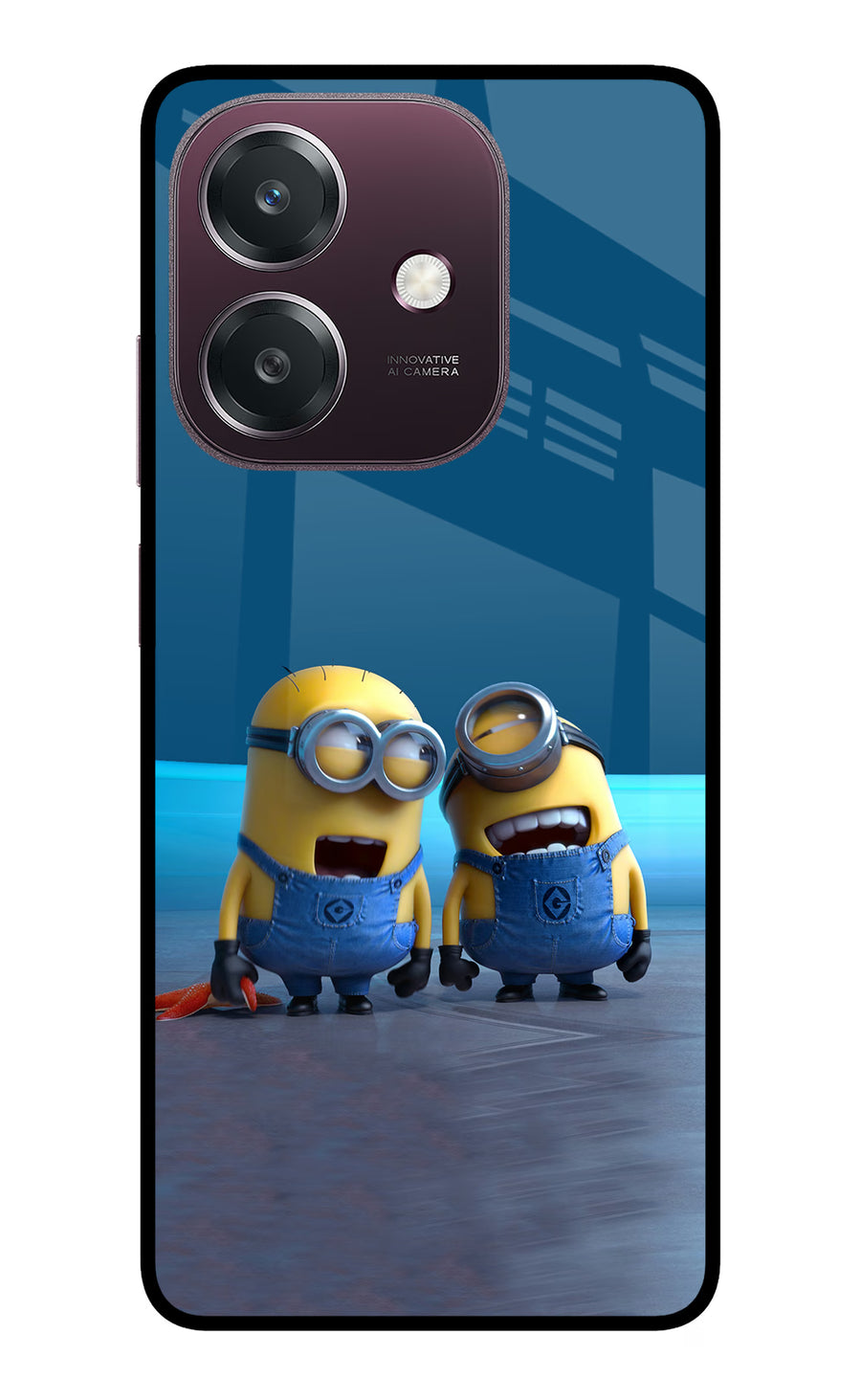 Minion Laughing Oppo A3 5G Back Cover, Metal case
