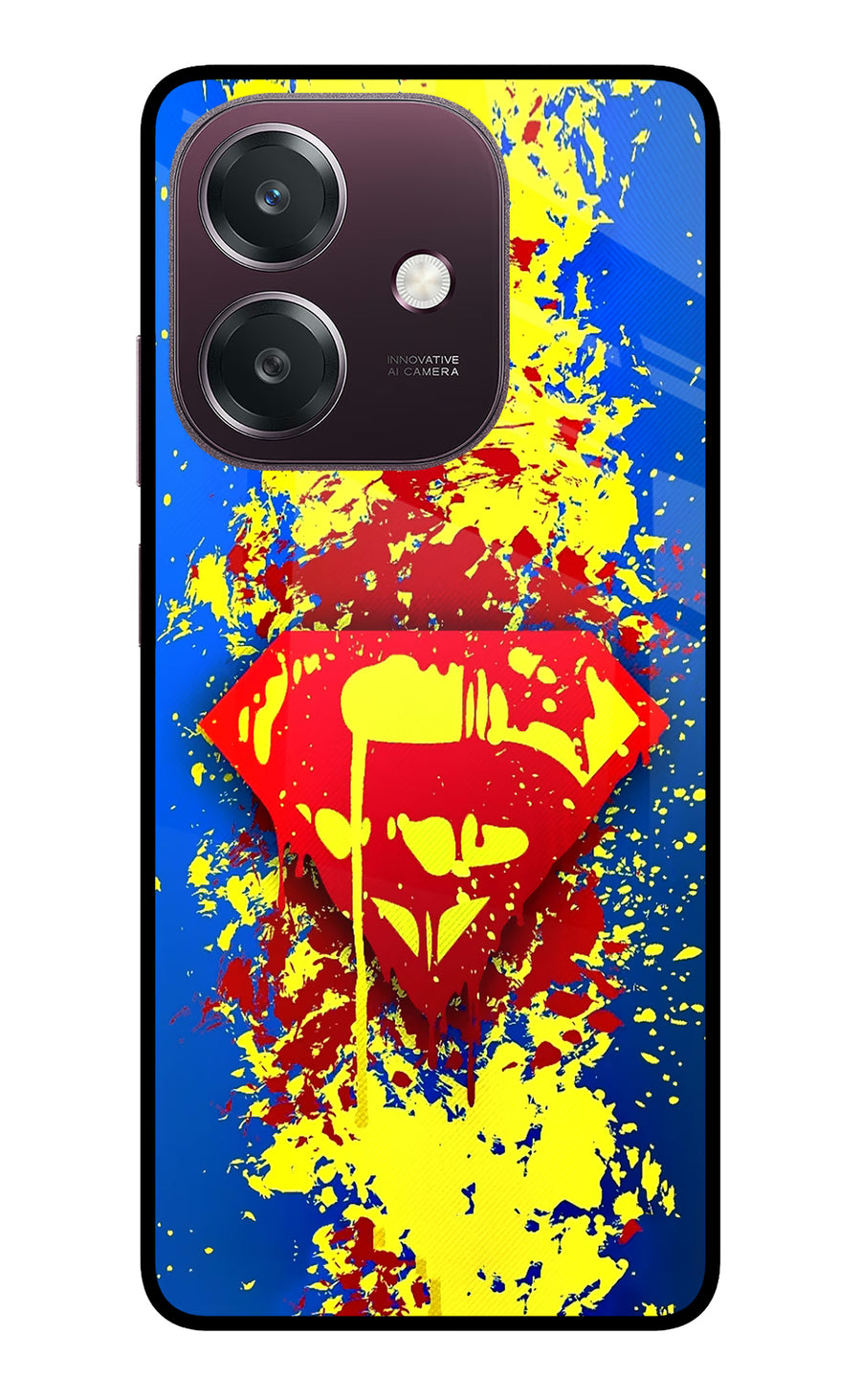 Superman logo Oppo A3 5G Back Cover, Metal case