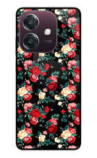 Rose Pattern Oppo A3 5G Metal Case Back Cover by Casekaro