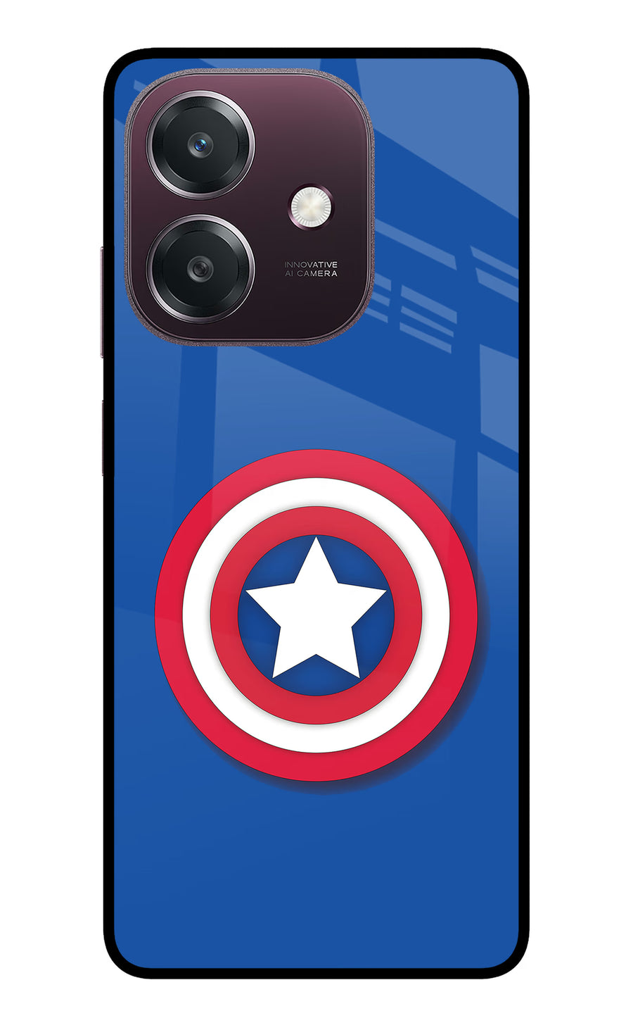 Shield Oppo A3 5G Back Cover, Metal case