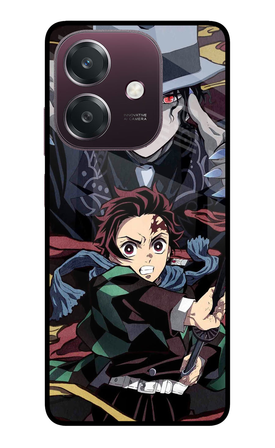 Demon Slayer Oppo A3 5G Back Cover, Metal case