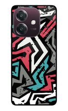 Geometric Graffiti Oppo A3 5G Metal Case Back Cover by Casekaro
