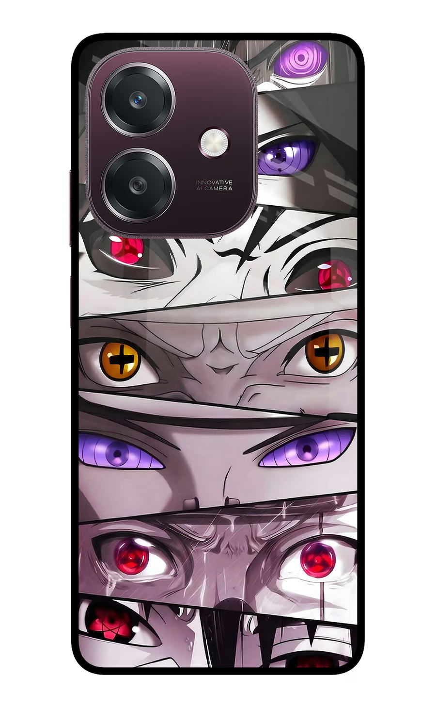 Naruto Anime Oppo A3 5G Back Cover, Metal case