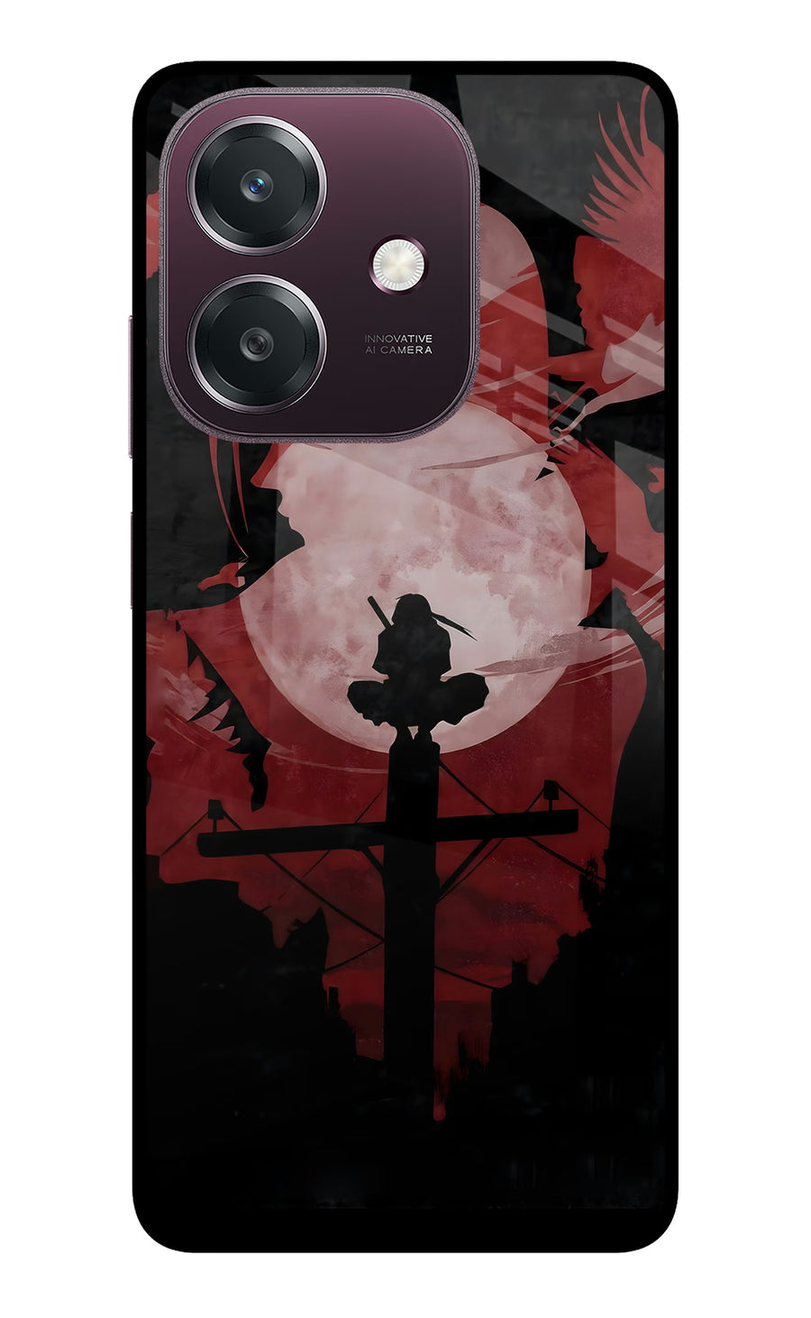 Naruto Anime Oppo A3 5G Back Cover, Metal case