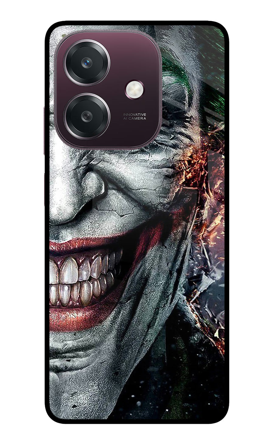 Joker Cam Oppo A3 5G Back Cover, Metal case