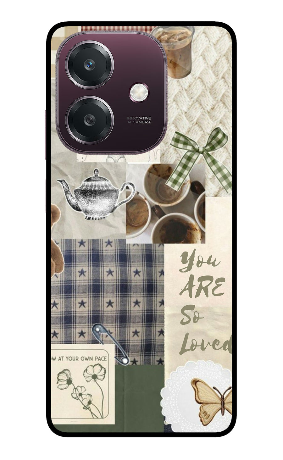 Cookie Oppo A3 5G Back Cover, Metal case