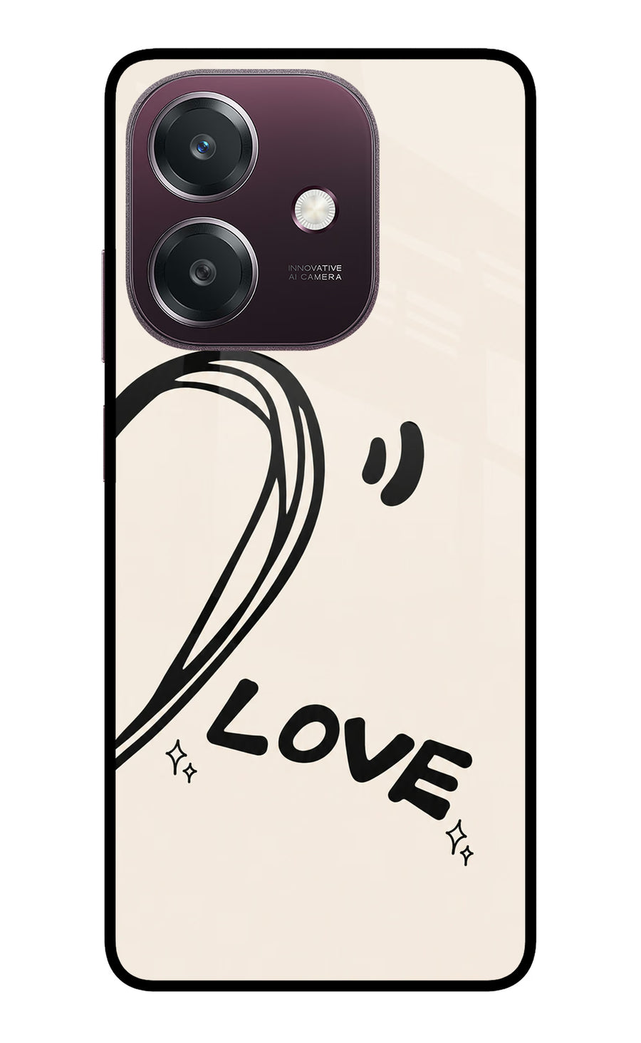 Soul Line Oppo A3 5G Back Cover, Metal case